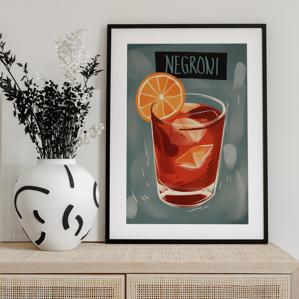 Sunset in a Glass - Art Print by Andreas Magnusson