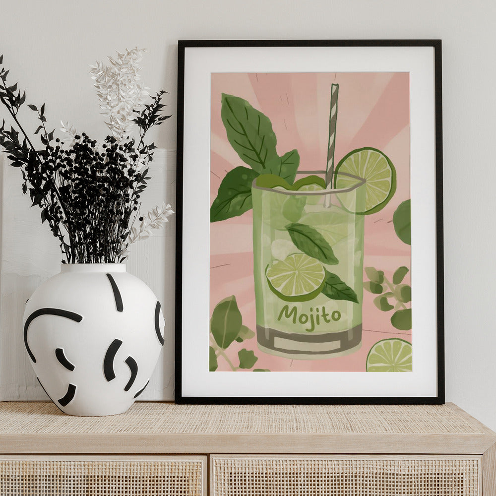Minty Lime Delight - Art Print by Andreas Magnusson
