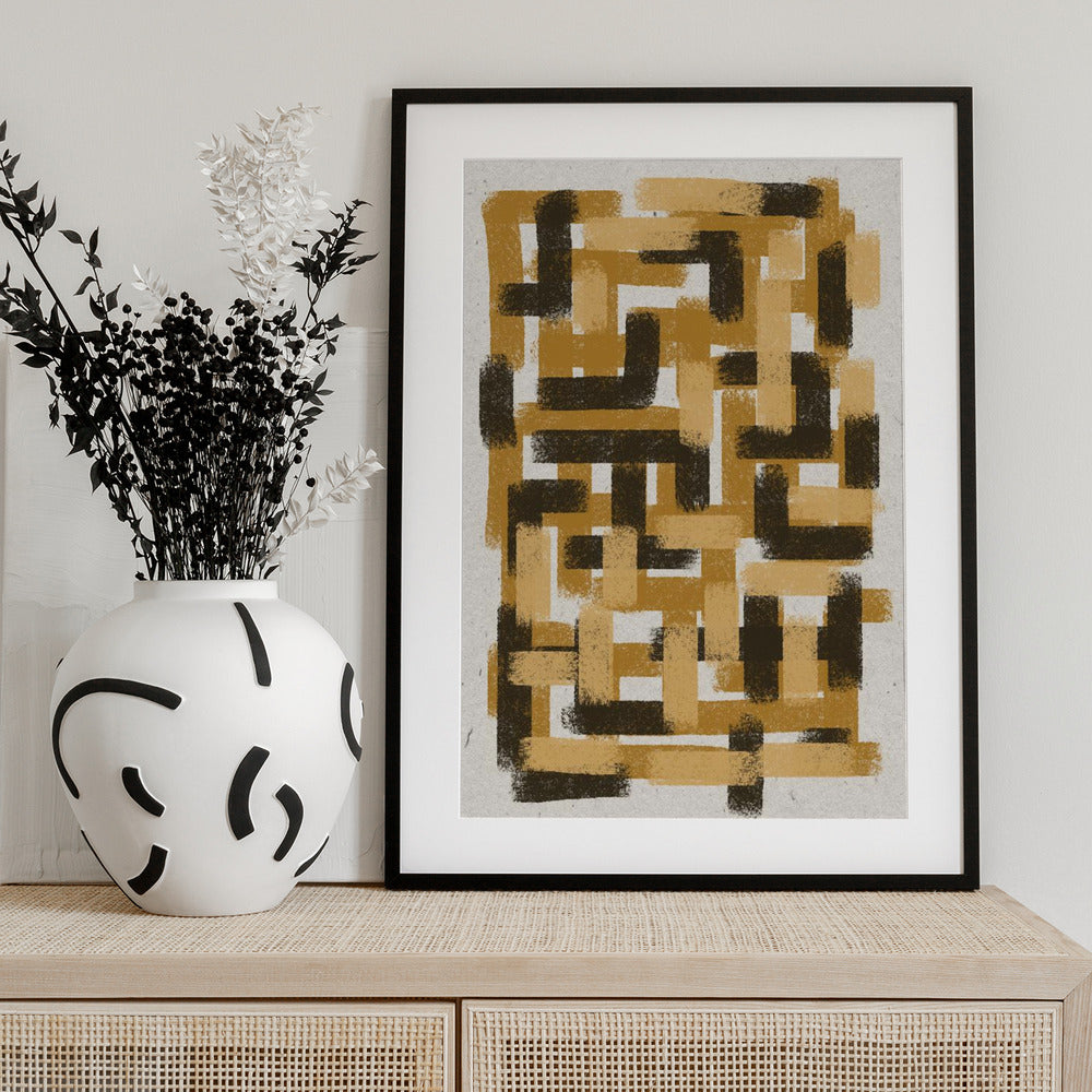 Abstract Pathways - Art Print by THE MIUUS STUDIO
