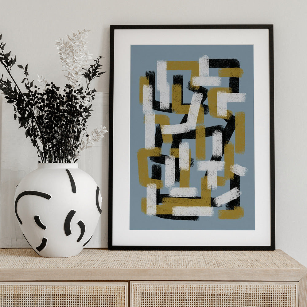 Abstract Pathways - Art Print by THE MIUUS STUDIO