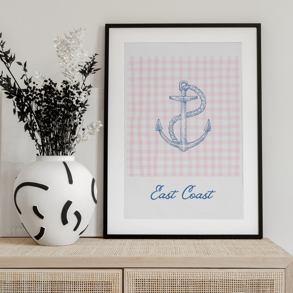 East Coast Anchor - Art Print by Jolly and Dash
