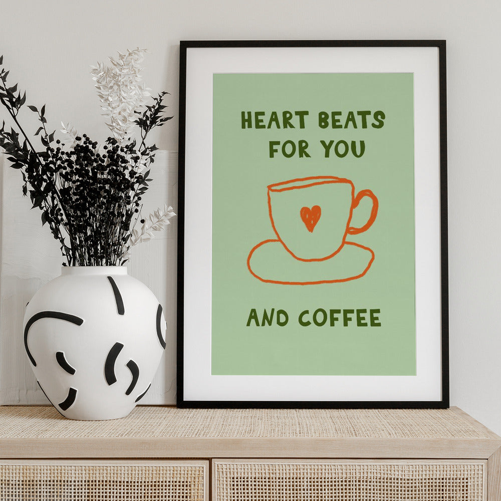 Coffee Love Ritual - Art Print by Treechild