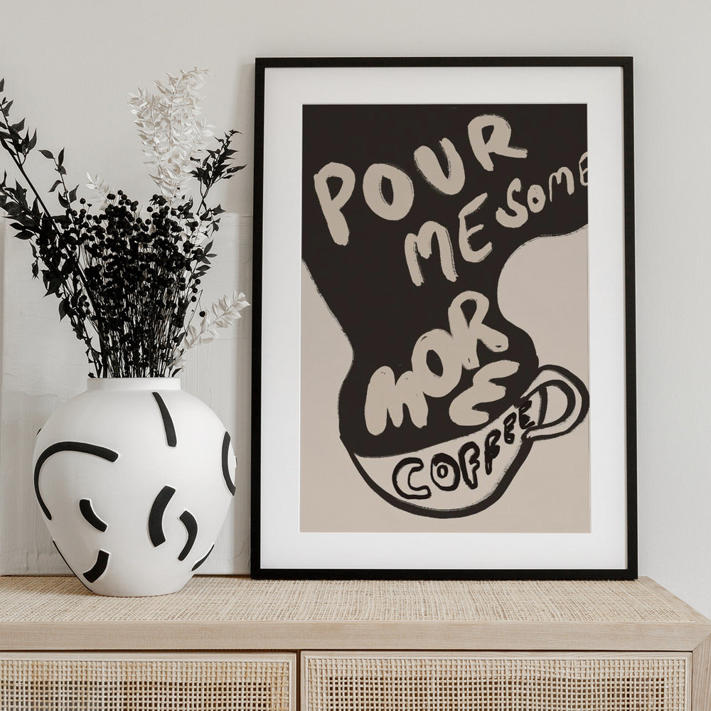 Morecoffee - Art Print by Treechild