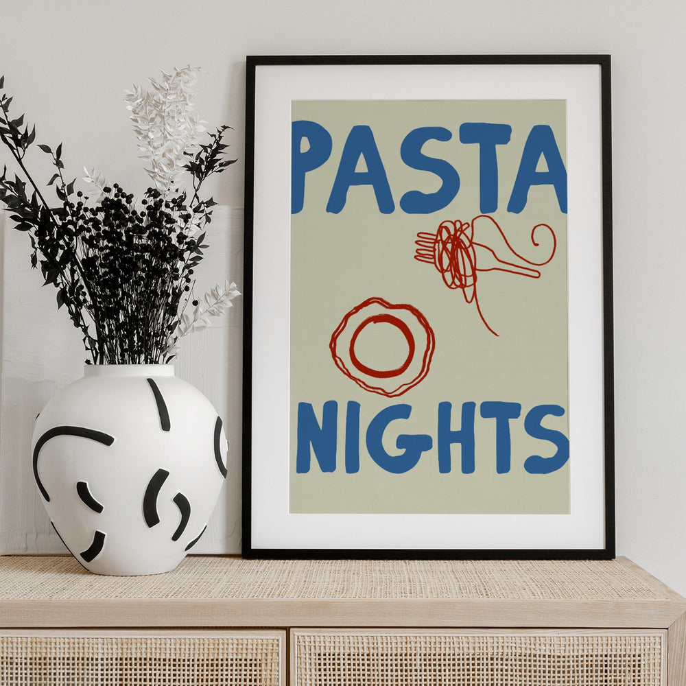 Pastanights - Art Print by Treechild