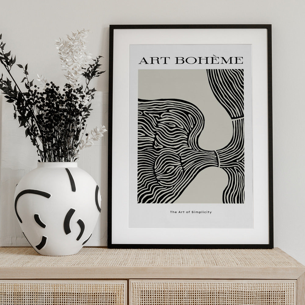 Flowing Stripes - Art Print by Treechild