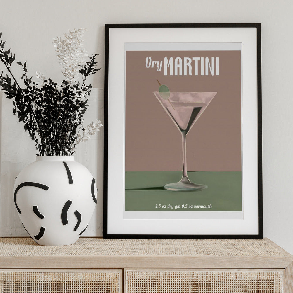 Classic Martini Charm - Art Print by Emanuela Carratoni