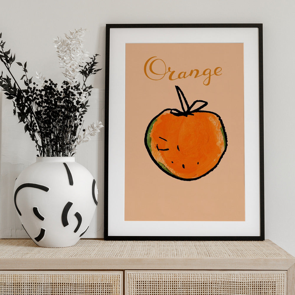 Sunny Citrus Bliss - Art Print by casa cartissi