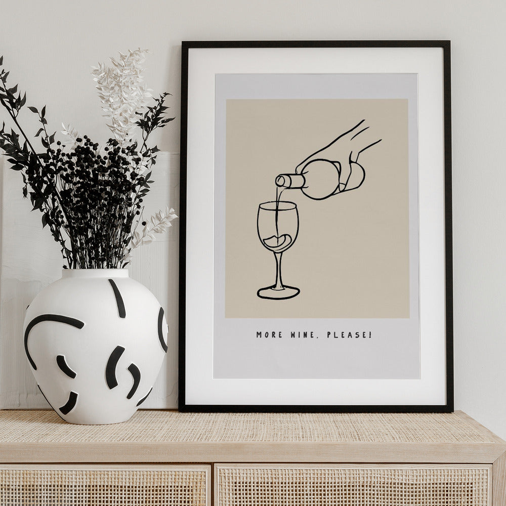 Pouring Bliss - Art Print by Treechild