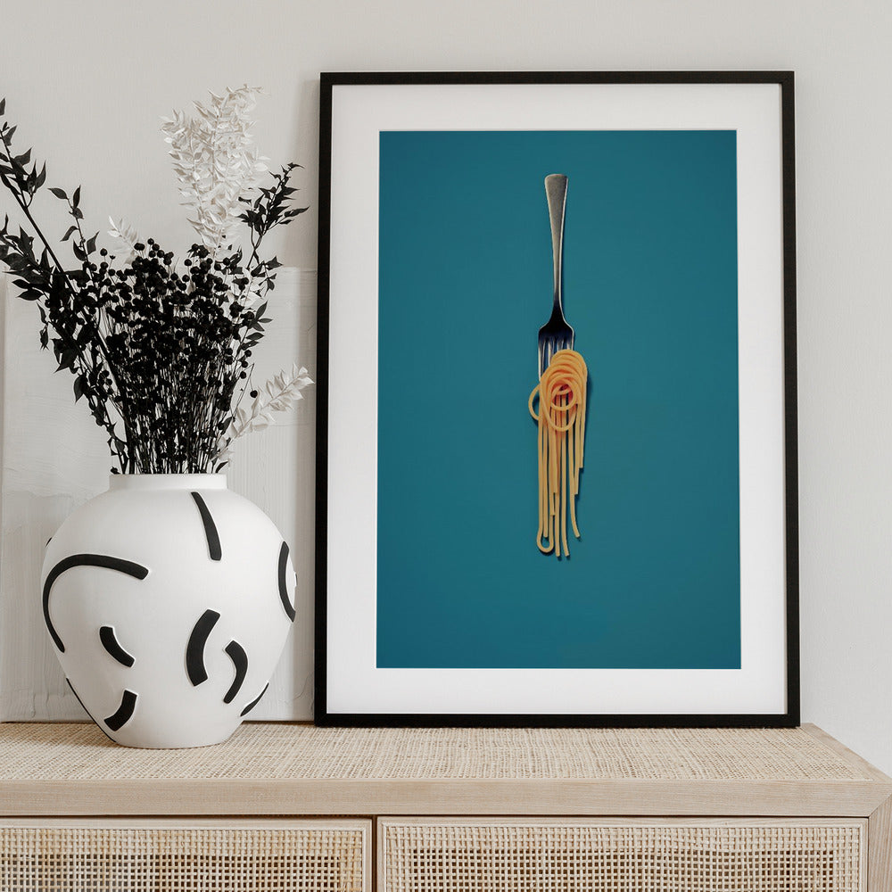 Pasta Swirl Symphony - Art Print by Andreas Magnusson