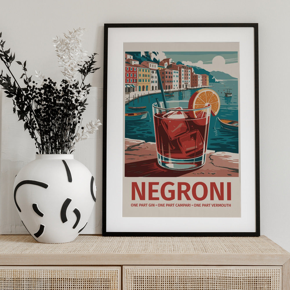 Negroni Vintage - Art Print by Andreas Magnusson