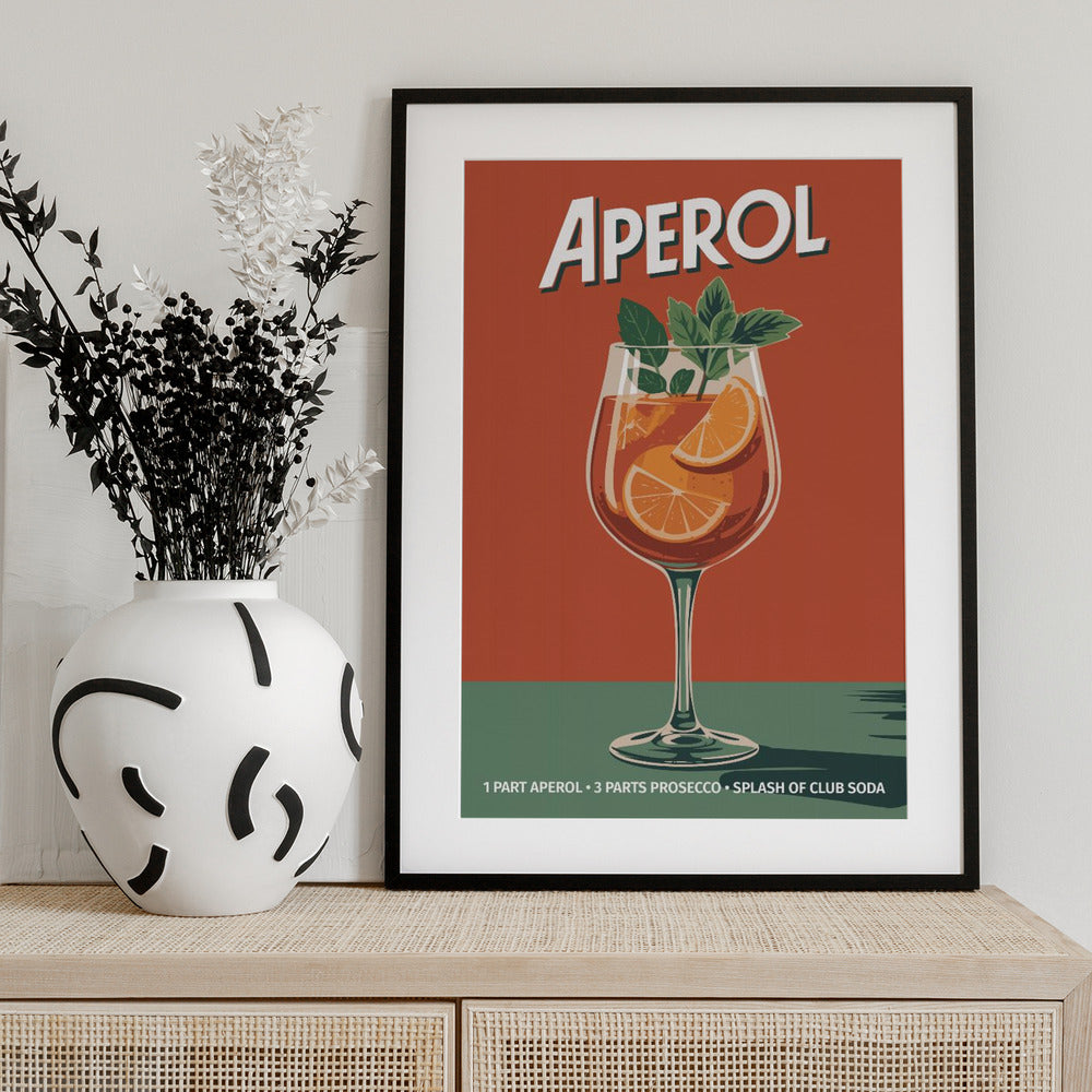 Aperol Vintage No 2 - Art Print by Andreas Magnusson