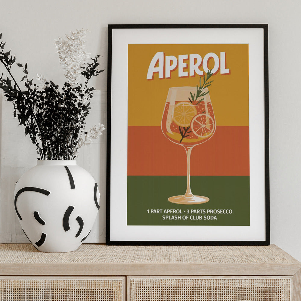 Aperol Vintage No 1 - Art Print by Andreas Magnusson