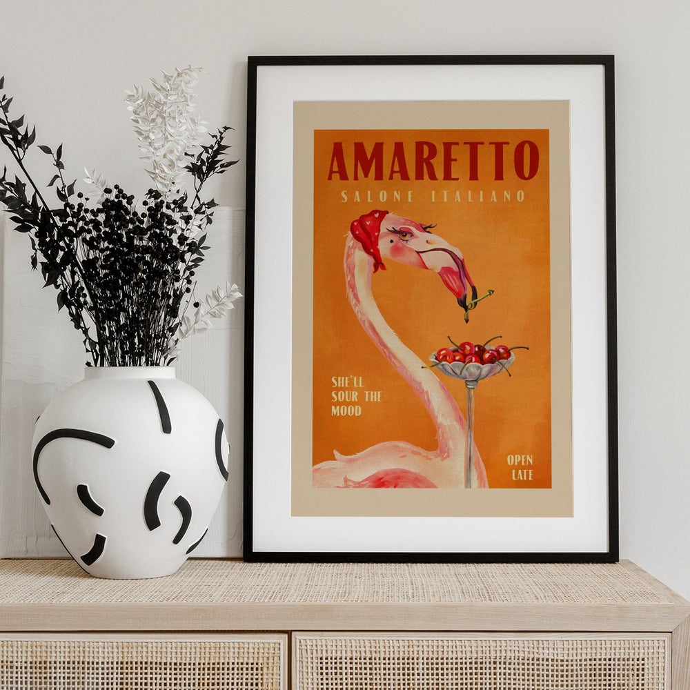 Flamingo Delight - Art Print by The Whiskey Ginger