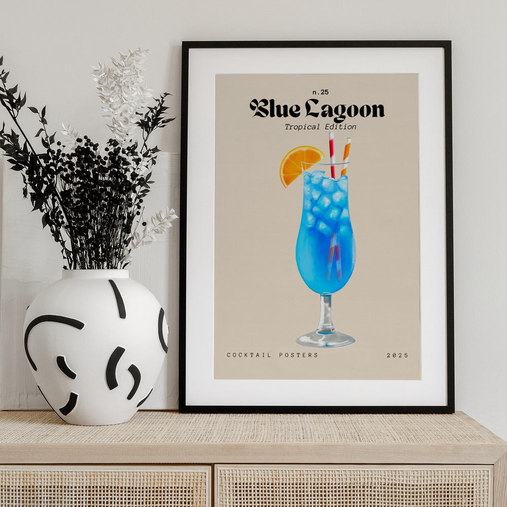 Blue Delight - Art Print by Elizabeth C