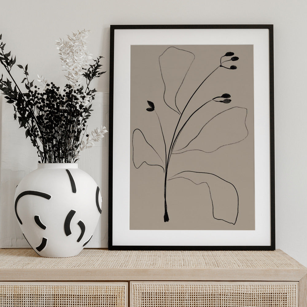 Simply Line Plant - Art Print by THE MIUUS STUDIO