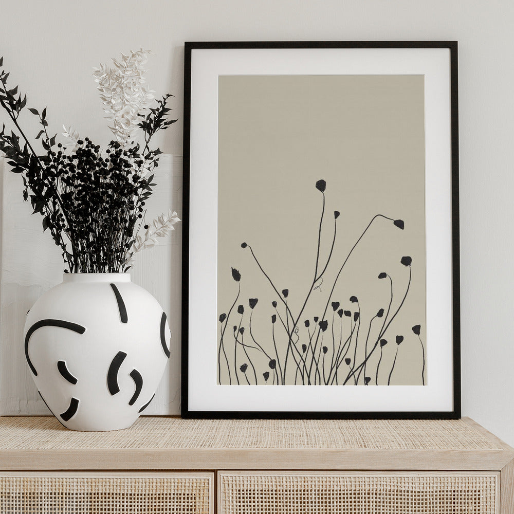 Simply modern plant - Art Print by THE MIUUS STUDIO