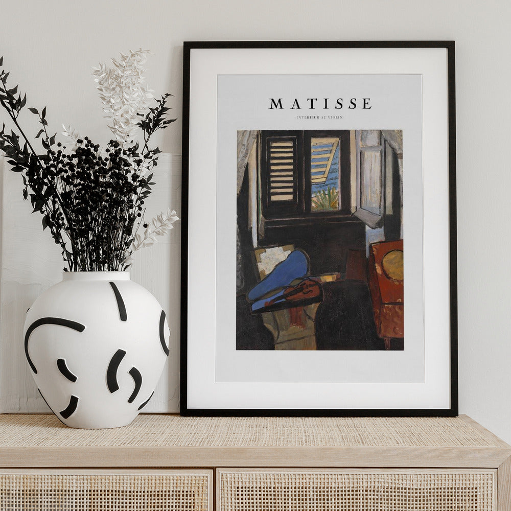 Intérieur Au Violon - Art Print by Henri Matisse