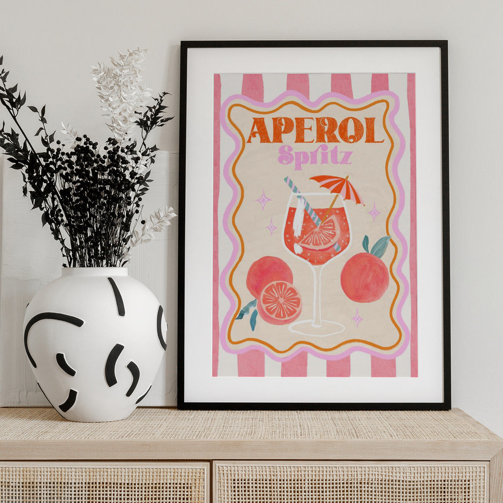 Aperol Spritz - Art Print by Katarzyna Gąsiorowska