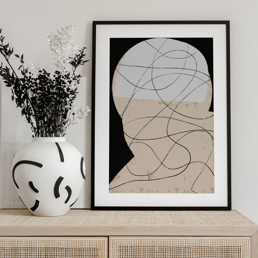 New Abstract No.3 - Art Print by THE MIUUS STUDIO