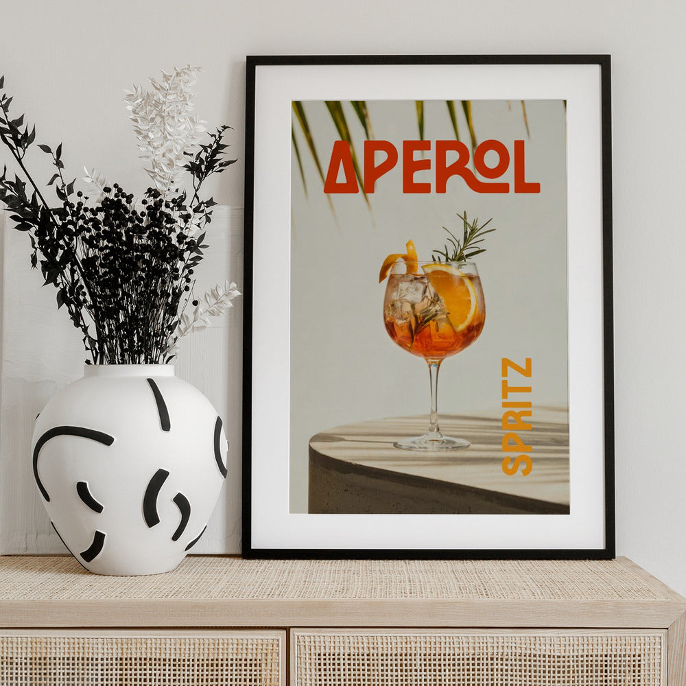 Aperol Spritz Tropic - Art Print by Andreas Magnusson
