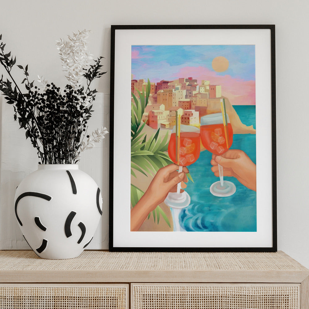 Aperol Sunset - Art Print by City Art