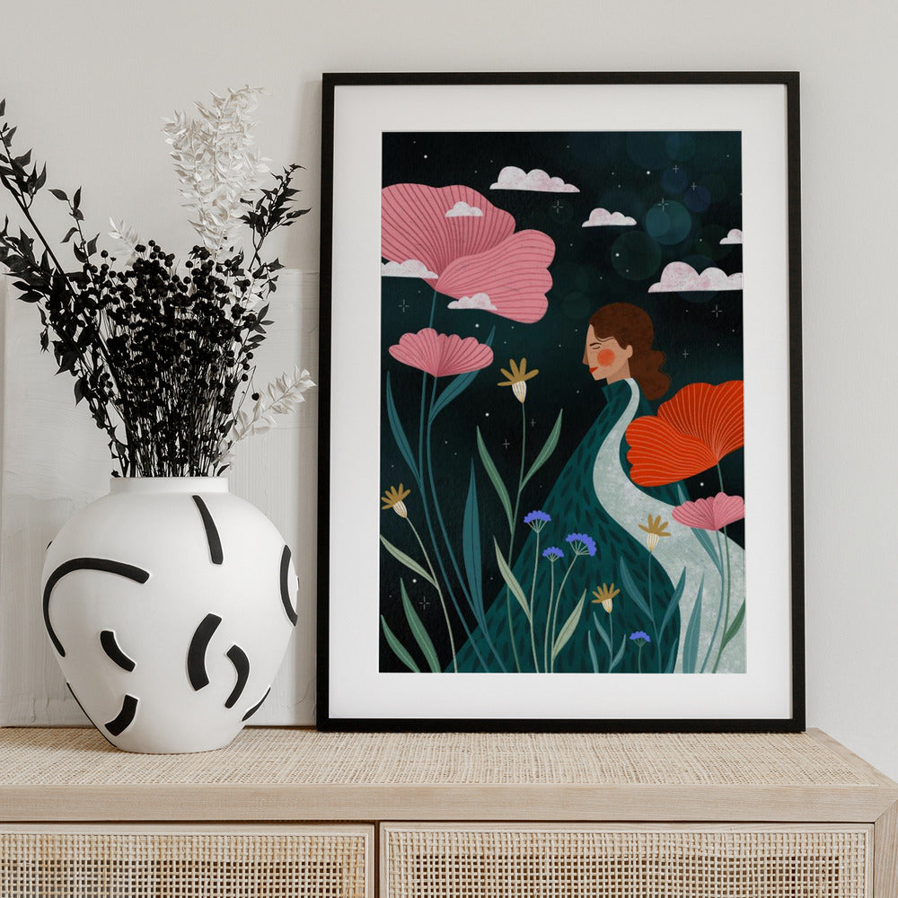 Earth Goddess - Art Print by Bea Müller