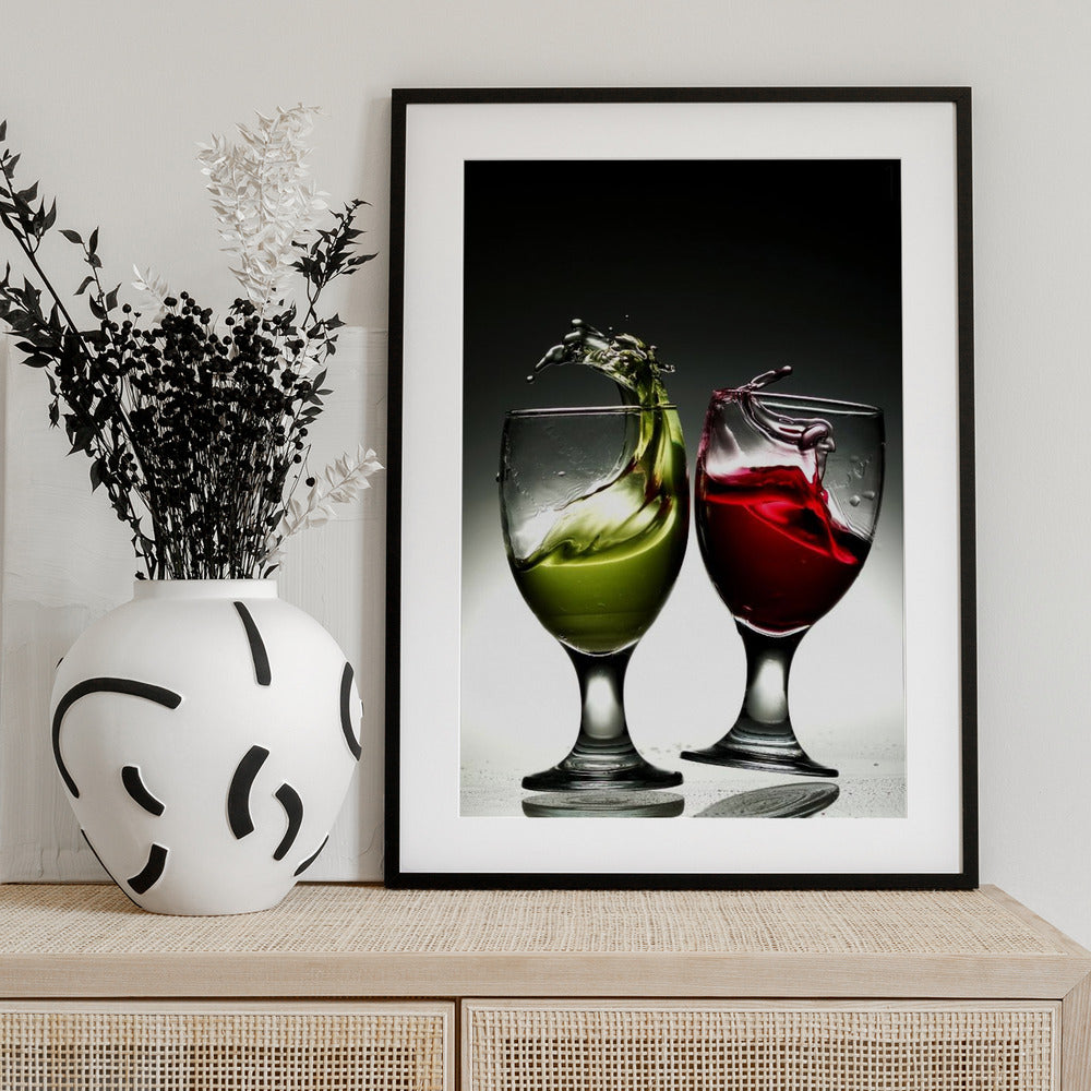 Glass dance - Art Print by Albert Lukman