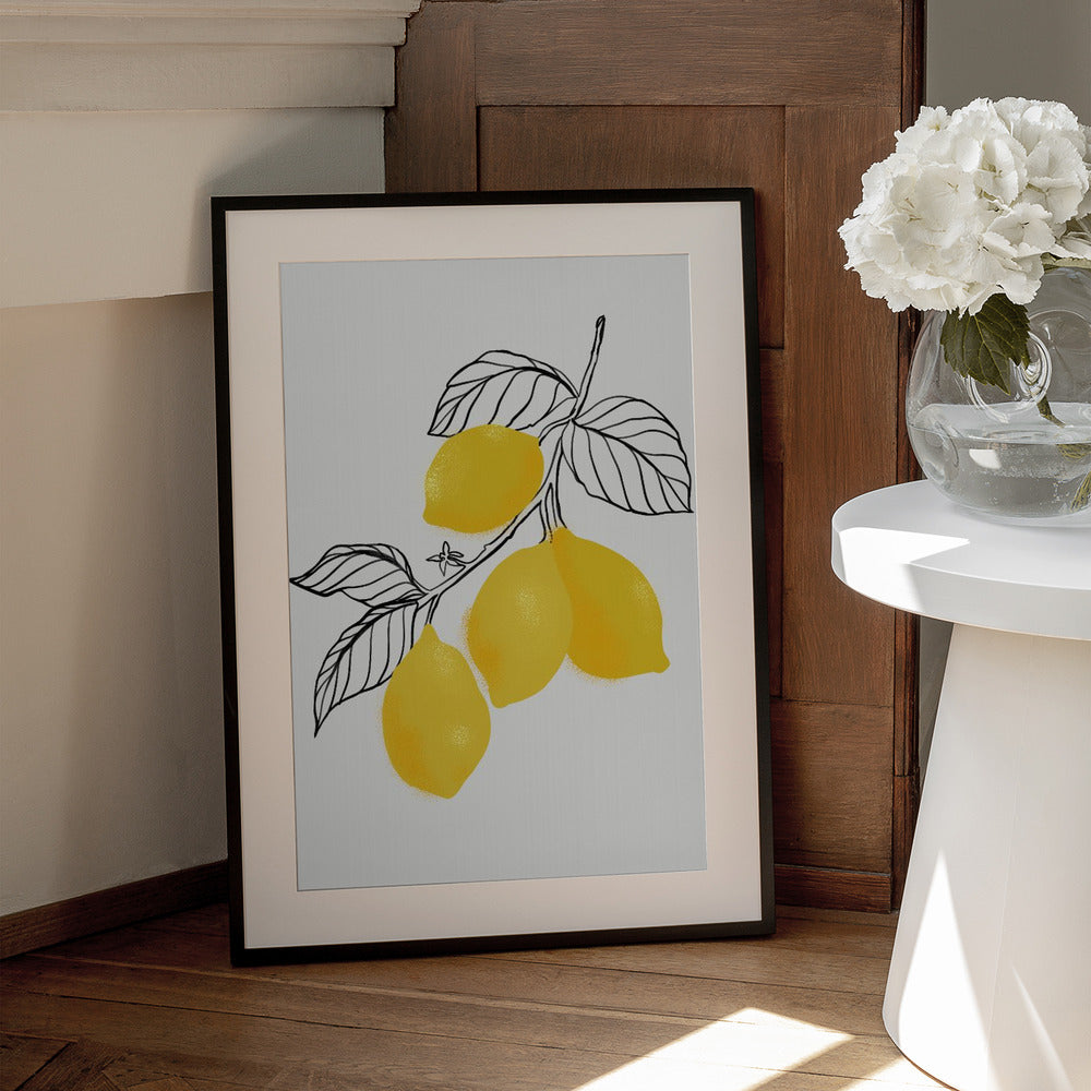Lamya lemons - Art Print by Rosana Laiz Blursbyai