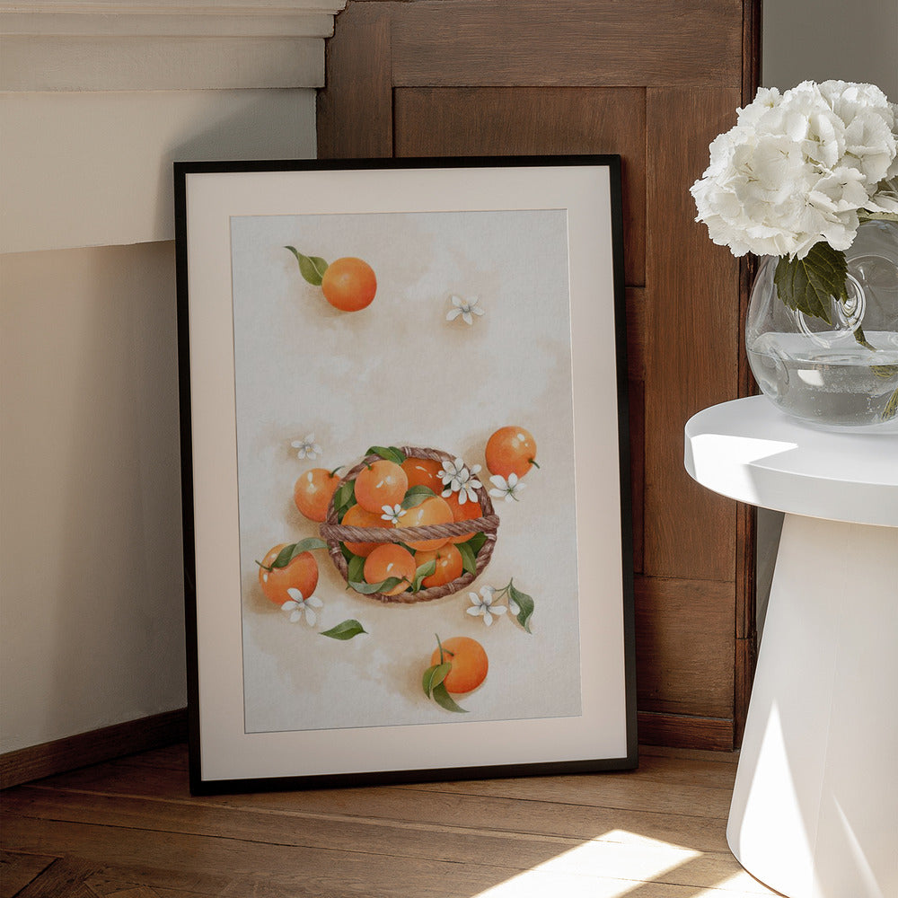 Juicy Orange - Art Print by Xuan Thai