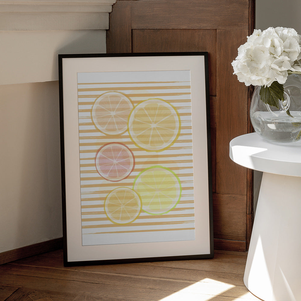 Citrus Harmony - Art Print by Martina