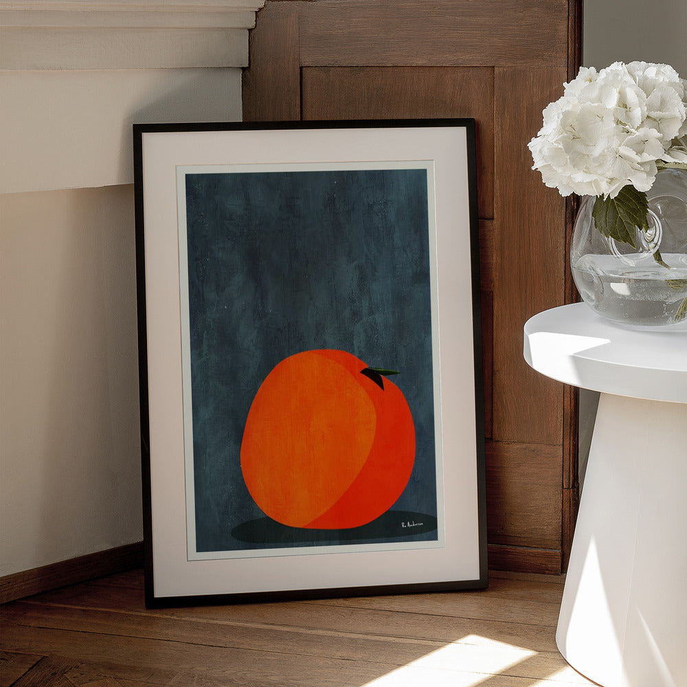 Calmly Sleeping Apple - Art Print by Bo Anderson