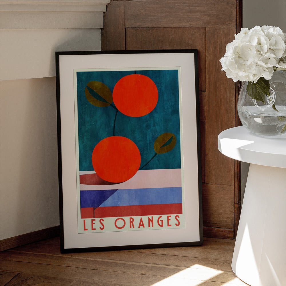 Les Oranges - Art Print by Bo Anderson