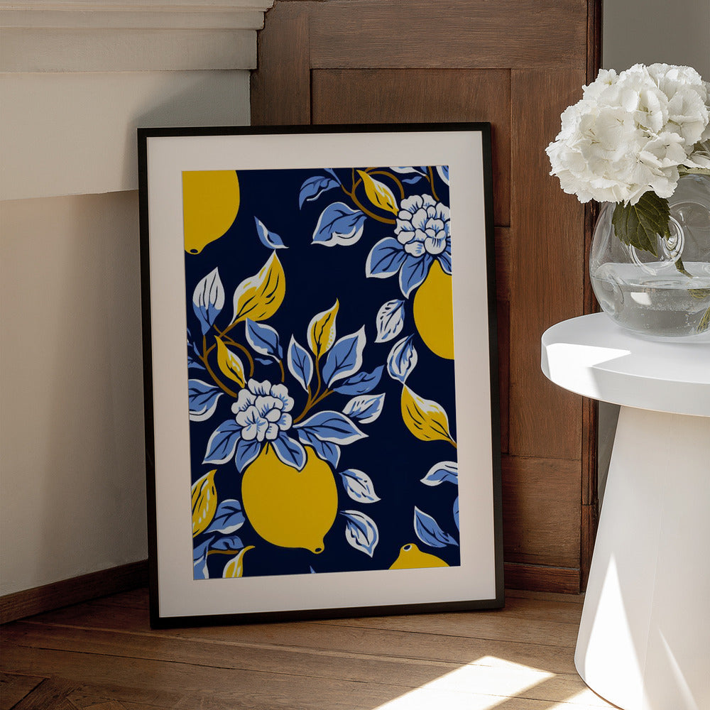 Italien Lemons 1 - Art Print by Bilge Paksoylu
