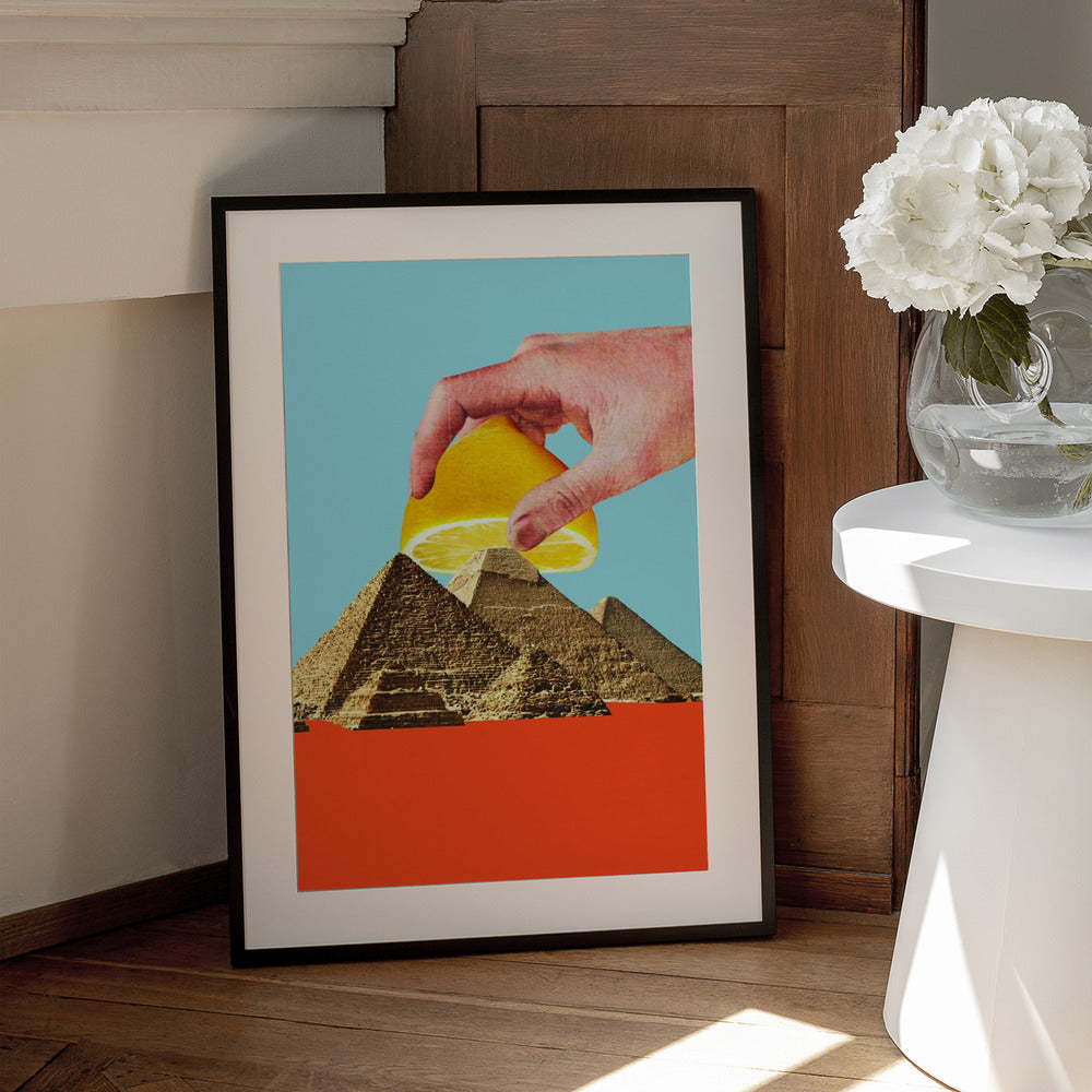 Pyramides of Lemonade - Art Print by Circular Concepts