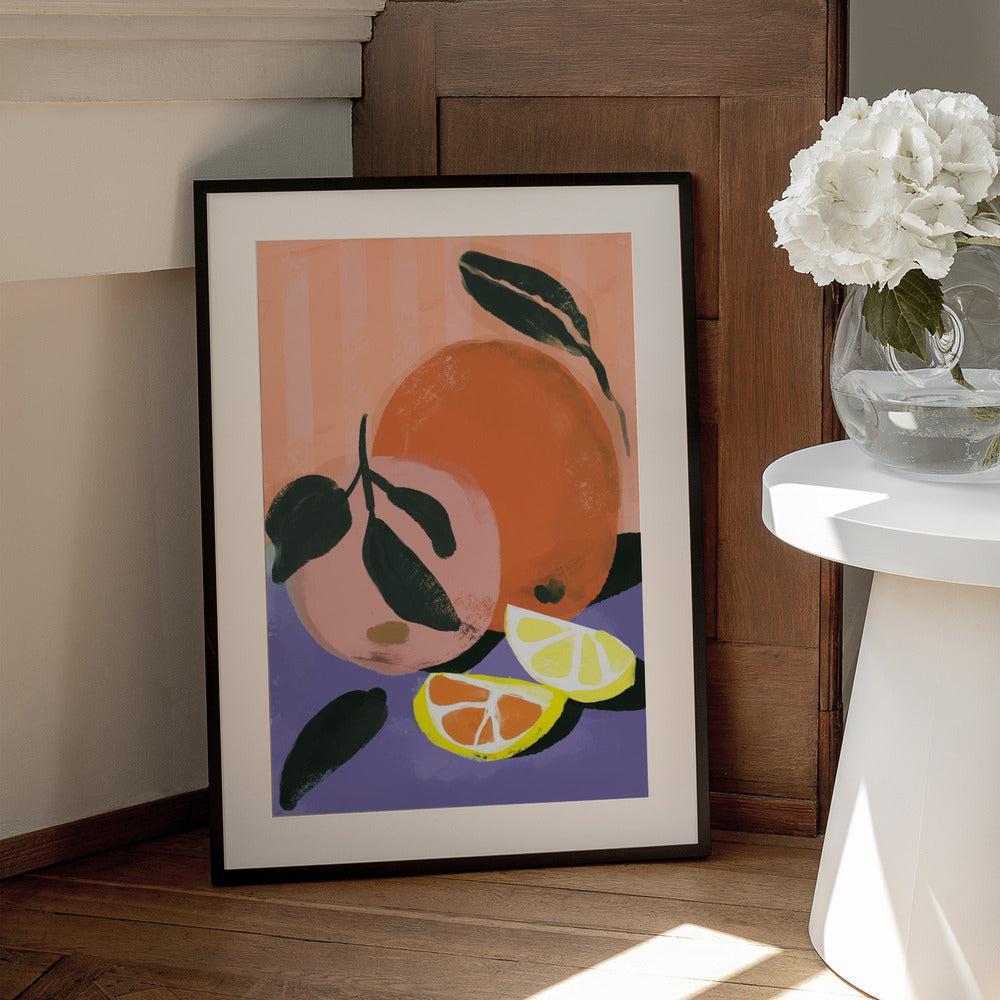 Citrus Harmony - Art Print by Treechild
