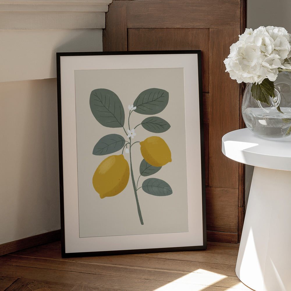 Lemon Vibes 01 - Art Print by Katarzyna Gąsiorowska