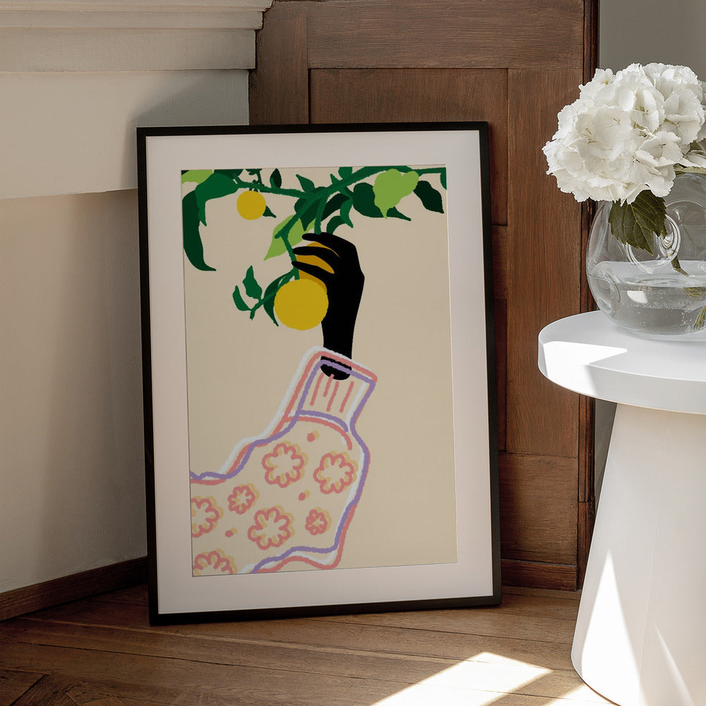 Citrus Touch - Art Print by Kintsugi99