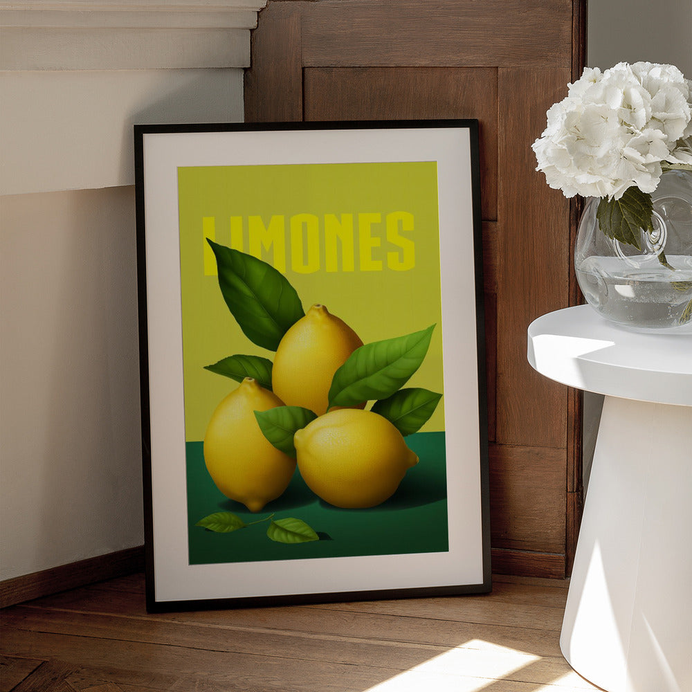 Limones - Art Print by Andreas Magnusson