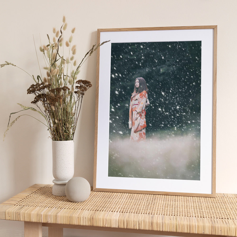 Princess in the Snow - Art Print by Daisuke Kiyota