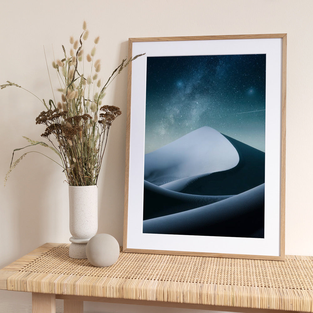 Zarrin Night - Art Print by Hamed Qane