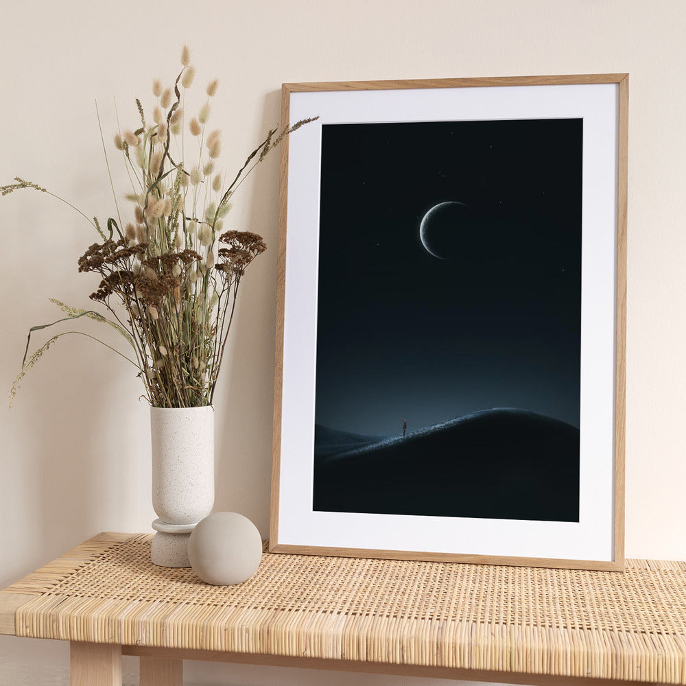 light and silence - Art Print by cvv