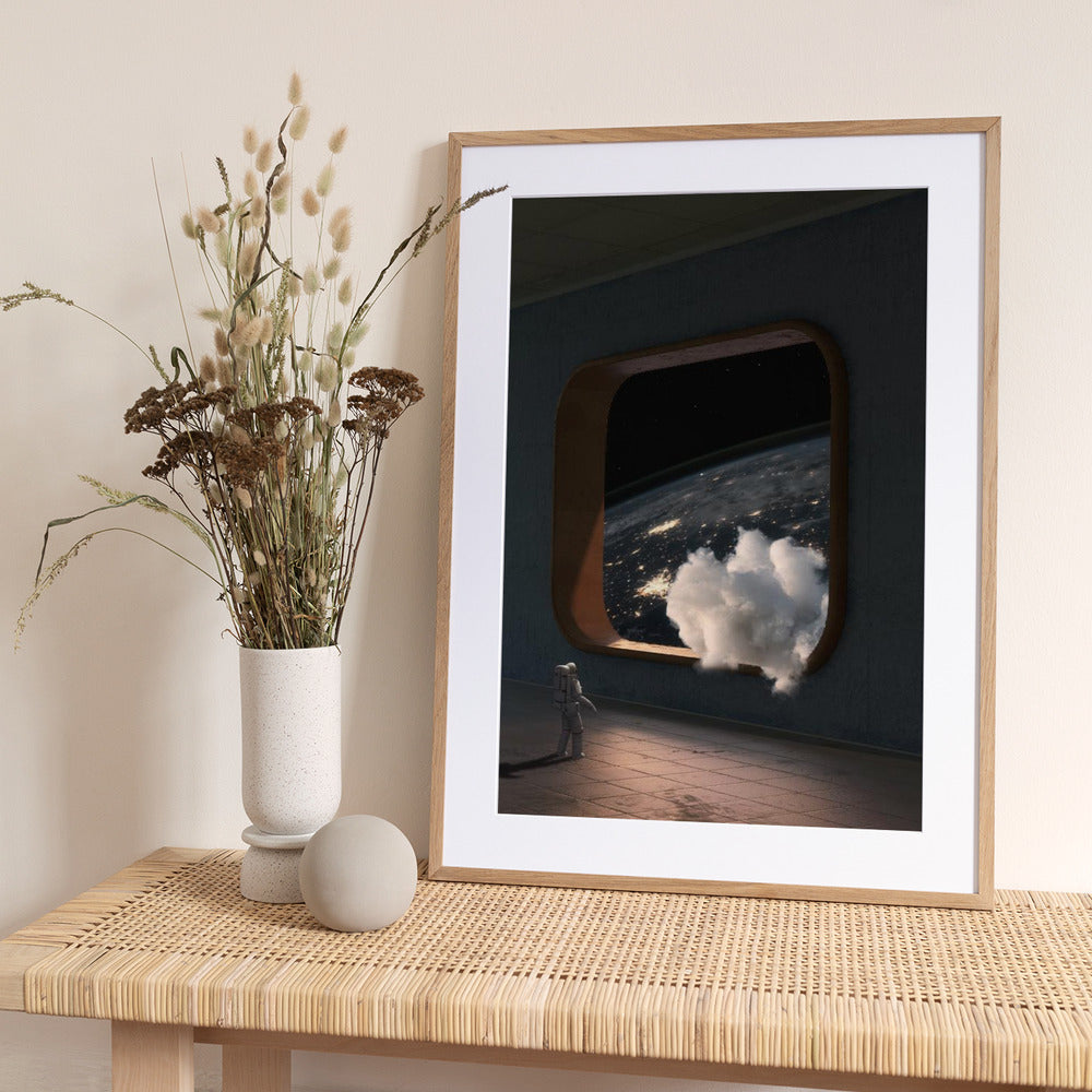Cloudy Window - Art Print by cvv