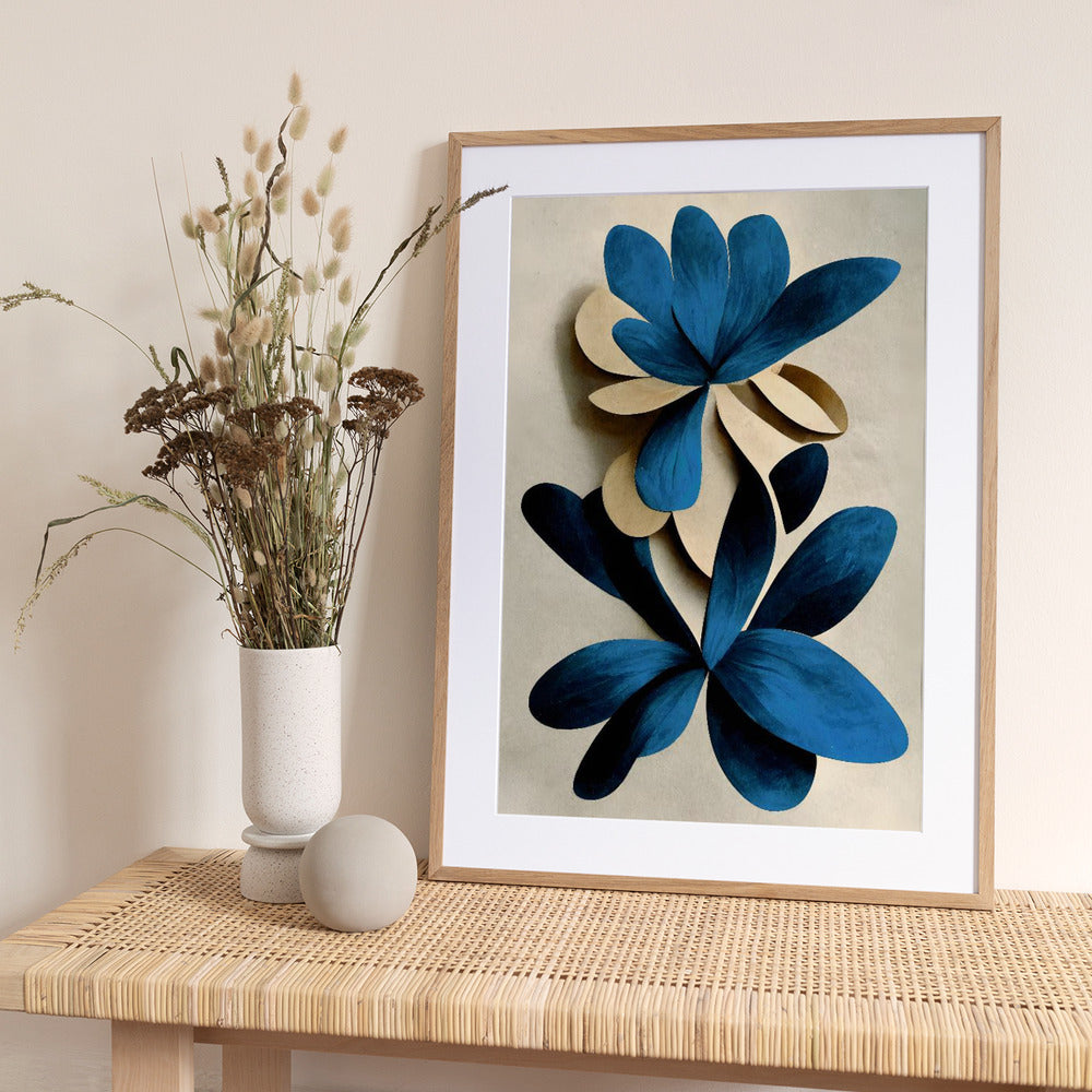 Blue Nymphaea - Art Print by Treechild