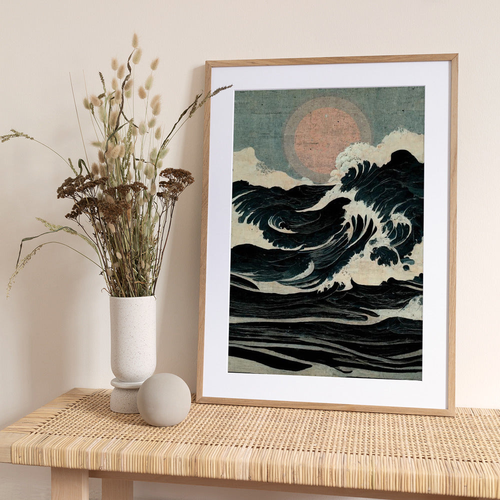 Celestial Wavescape - Art Print by Treechild