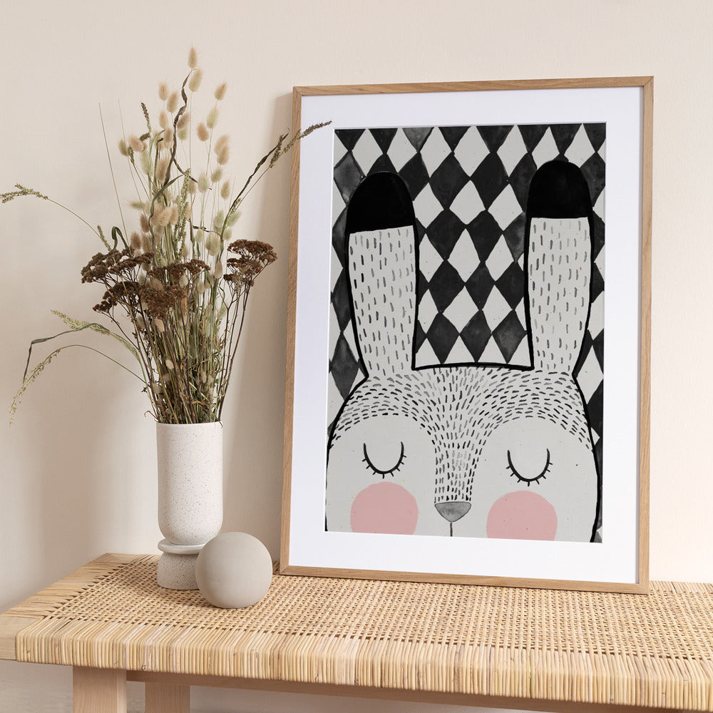 Dreaming Bunny - Art Print by Treechild