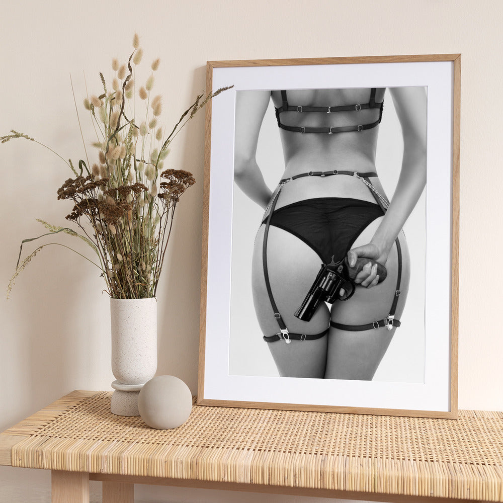 Love's A Loaded Gun - Art Print by David Drake