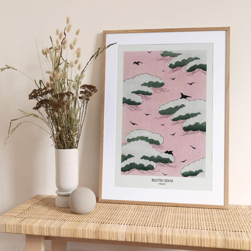 Pink Sky - Art Print by Bijutsu Sekai