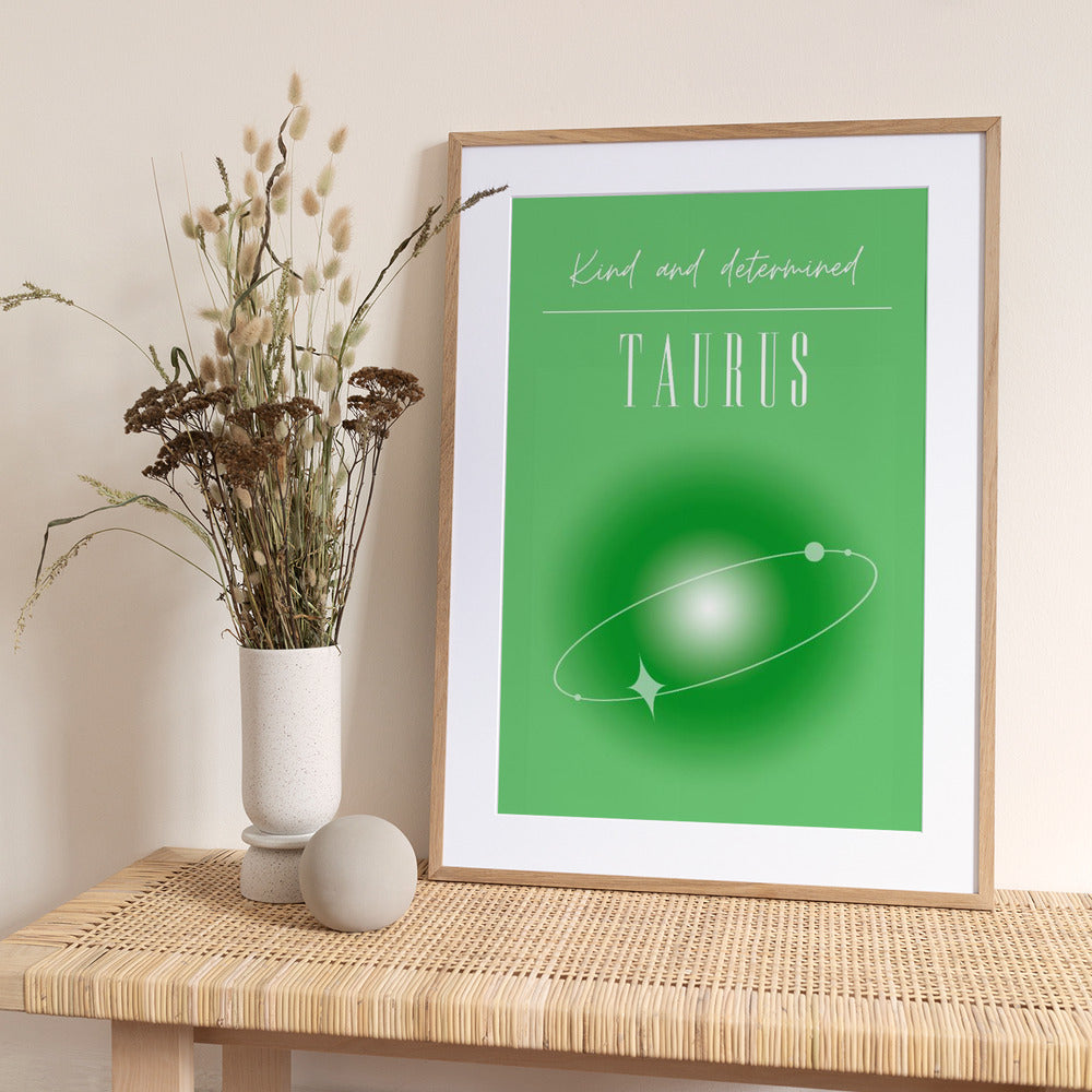 Taurus Zodiac Print Art - Art Print by Amélie