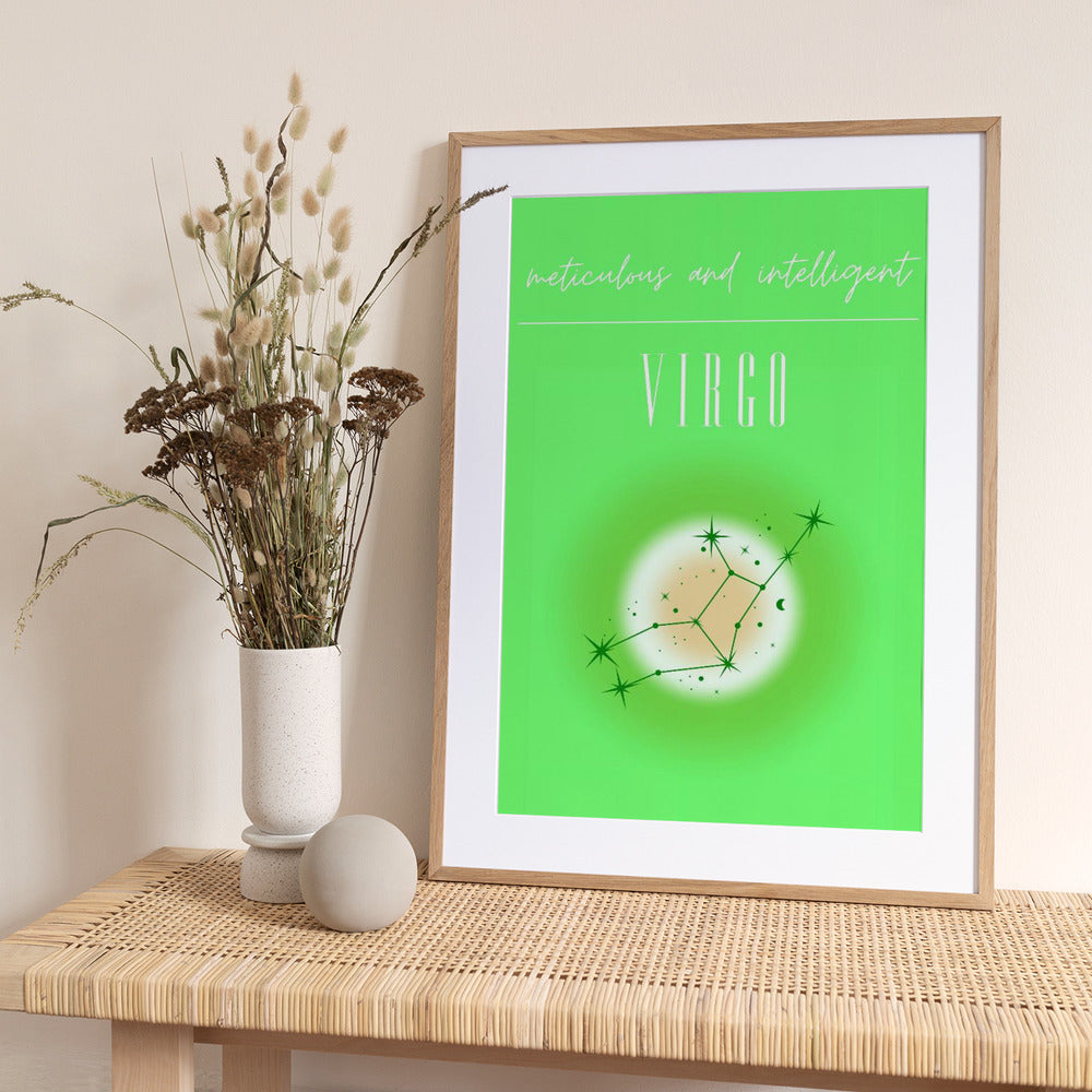 Virgo Zodiac Print Art - Art Print by Amélie