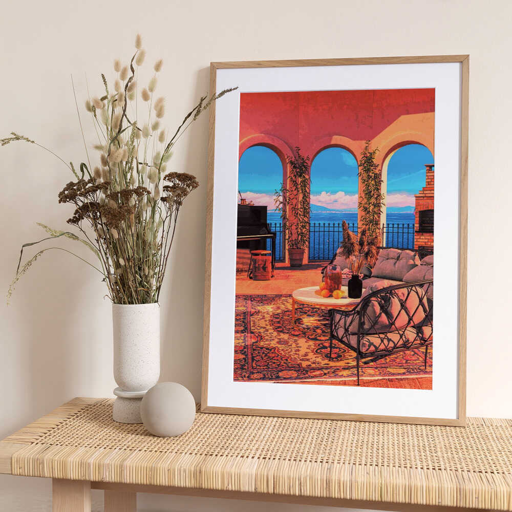 Piano Terrace - Art Print by CosmoZach